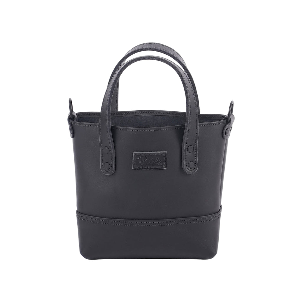 Pask Fine Goods Small Black tote handbag 