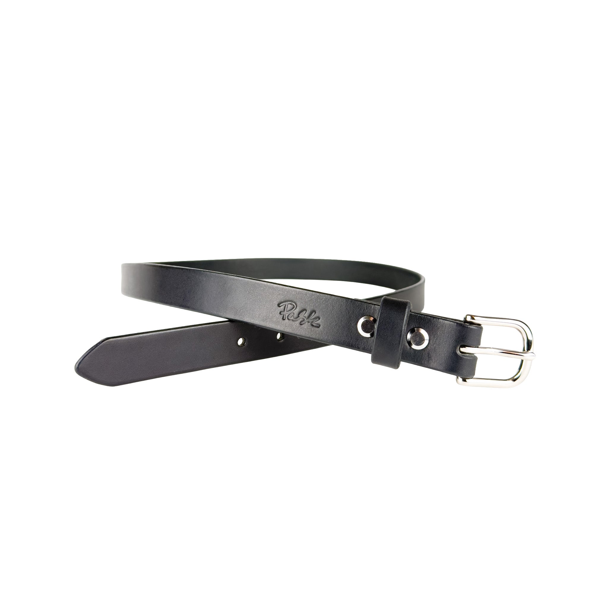 Every Woman Handmade Leather Belt Black Pask Fine Goods